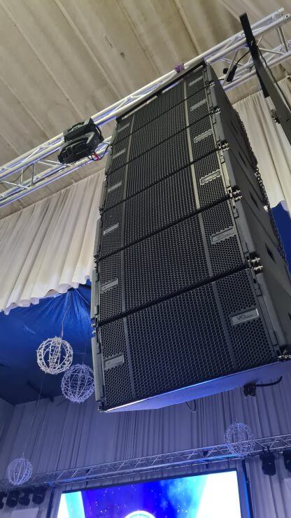 Set 6+6 Vio L1610 + 8 Bass Vio S118r pre 3500 ľudí - Prenájom