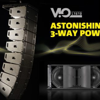 Set 8+8 Vio L1610 + 12x Bass Vio S118r pre 5000 ľudí - Prenájom