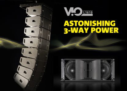 Set 8+8 Vio L1610 + 12x Bass Vio S118r pre 5000 ľudí - Prenájom