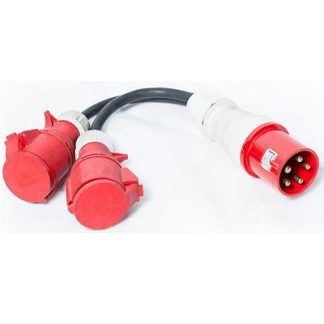 Redukcia 63A 5pin/ 2x32A 5pin - Prenájom